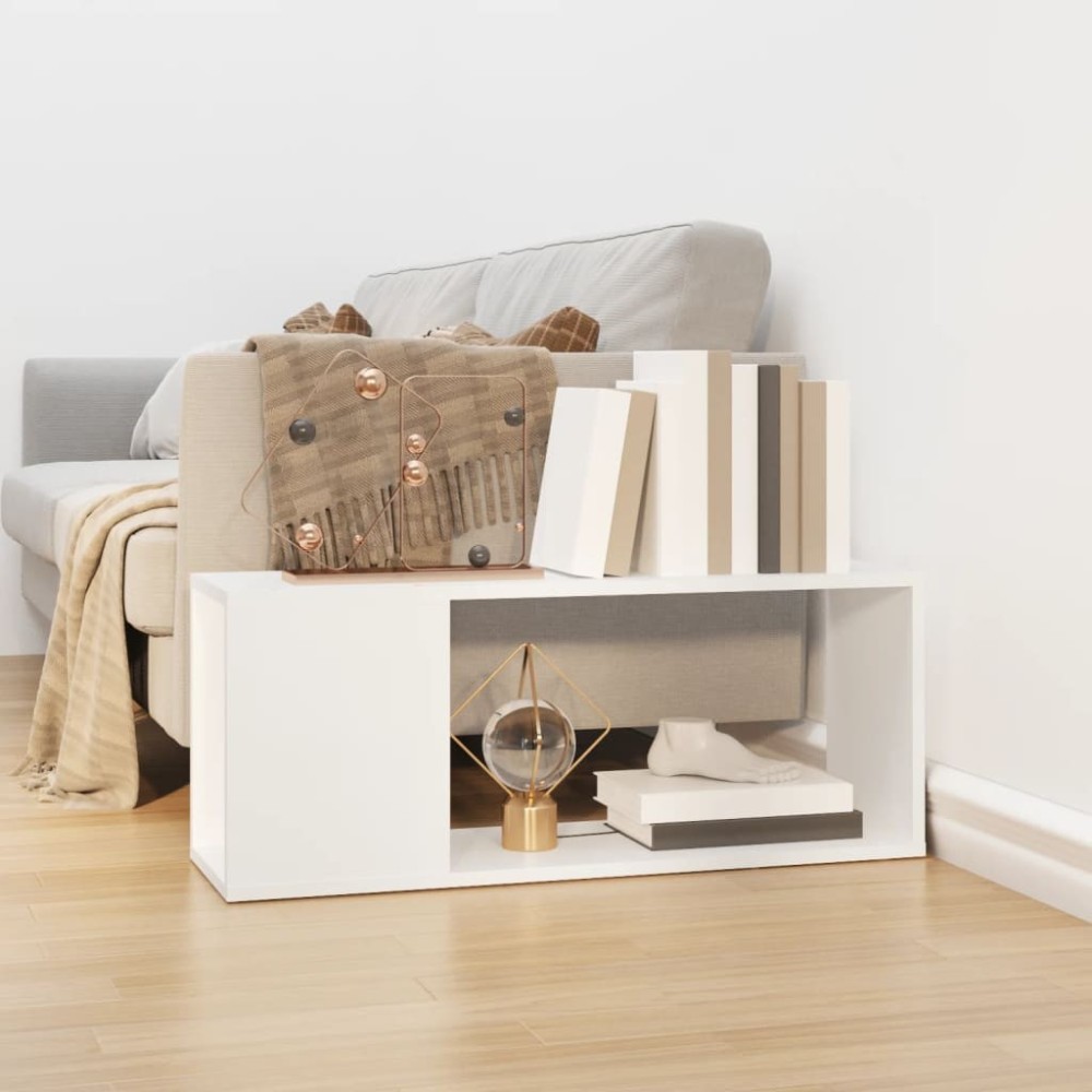 TV Cabinet High Gloss Grey 80x24x32 cm Engineered Wood