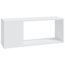 TV Cabinet High Gloss Grey 80x24x32 cm Engineered Wood