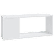 TV Cabinet High Gloss Grey 80x24x32 cm Engineered Wood