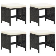 Garden Stools 4 pcs with...