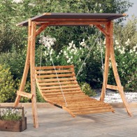 Swing Bed with Canopy Solid...