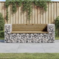 Garden Bench Gabion Design...