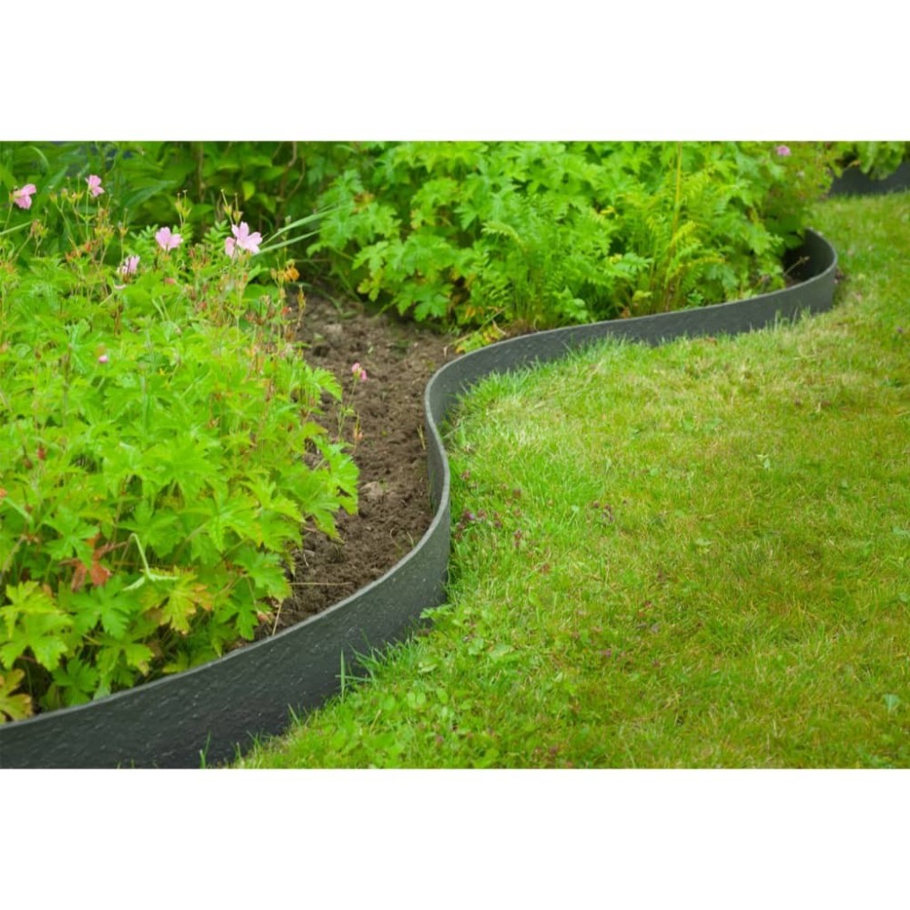 Nature Garden Border Edging 0.12x12 m 5 mm Black