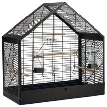 Beeztees Birdcage Yara Black 71x35x70 cm Metal