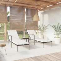 Sun Loungers 2 pcs with...