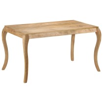 Dining Table 135x75x76 cm Solid Mango Wood