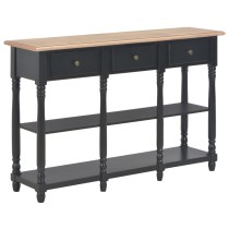 Konsolentisch Grau 120x30x76 cm MDF