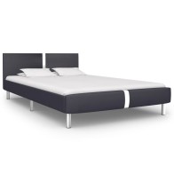 Bed Frame Black Faux...
