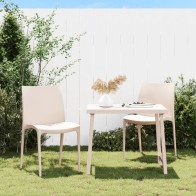Garden Chairs 2 pcs White...