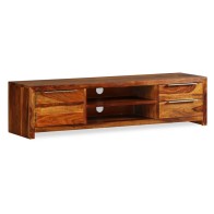 TV Cabinet Solid Sheesham...