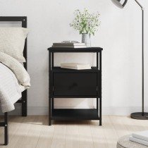 Bedside Cabinets 2 pcs Smoked Oak 40x42x56 cm Engineered Wood