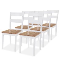 Dining Chairs 4 pcs White...