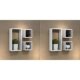 Wall Cube Shelves 6 pcs White