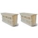 Spatzenhaus 2 Stk. Holz 44 x 15,5 x 21,5 cm