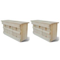 Sparrow Nesting Box 44 x 15.5 x 21.5 cm