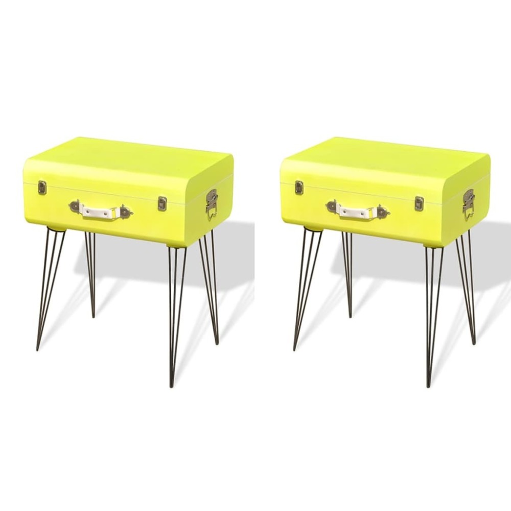 Side Cabinet 49.5x36x60 cm Yellow