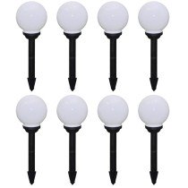 Outdoor Pathway Lamps 2 pcs LED 30 cm with Ground Spike