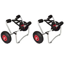 Kayak Trolleys 2 pcs Aluminium
