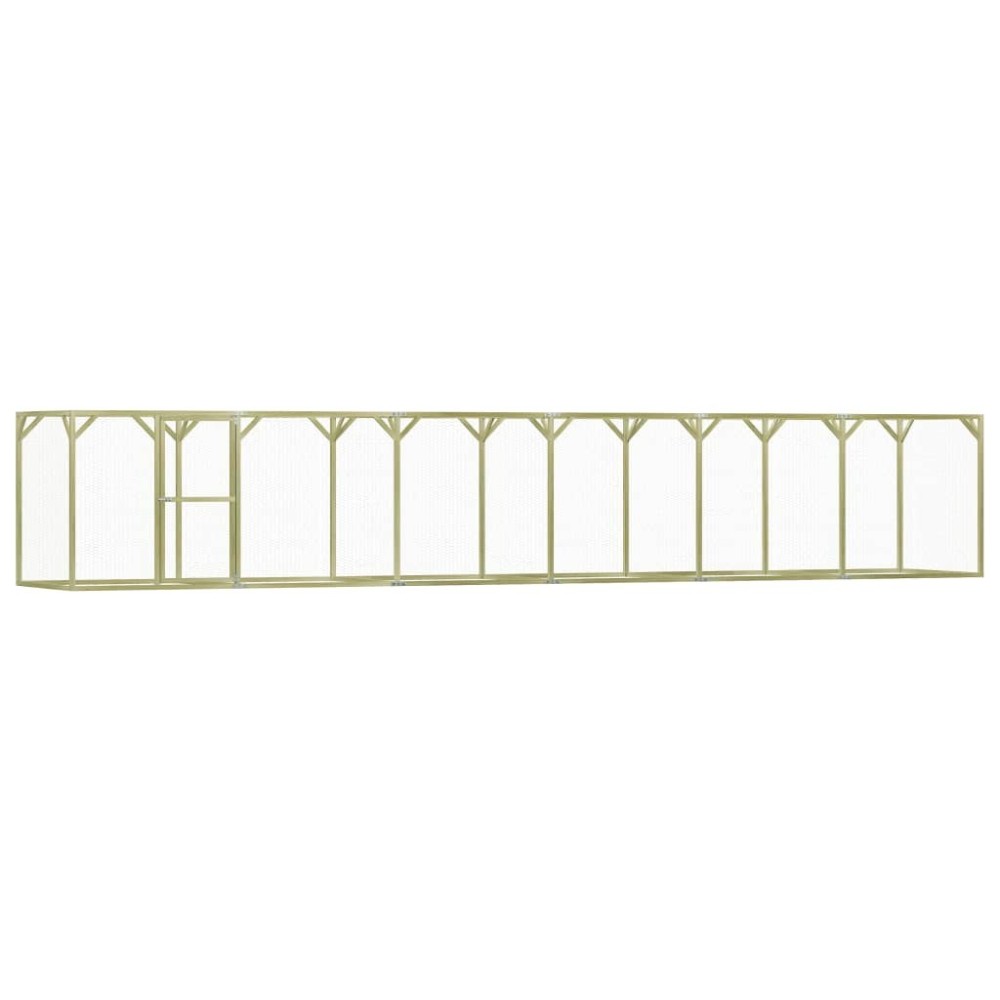 Chicken Cage 1.5x1.5x1.5 m Impregnated Pinewood