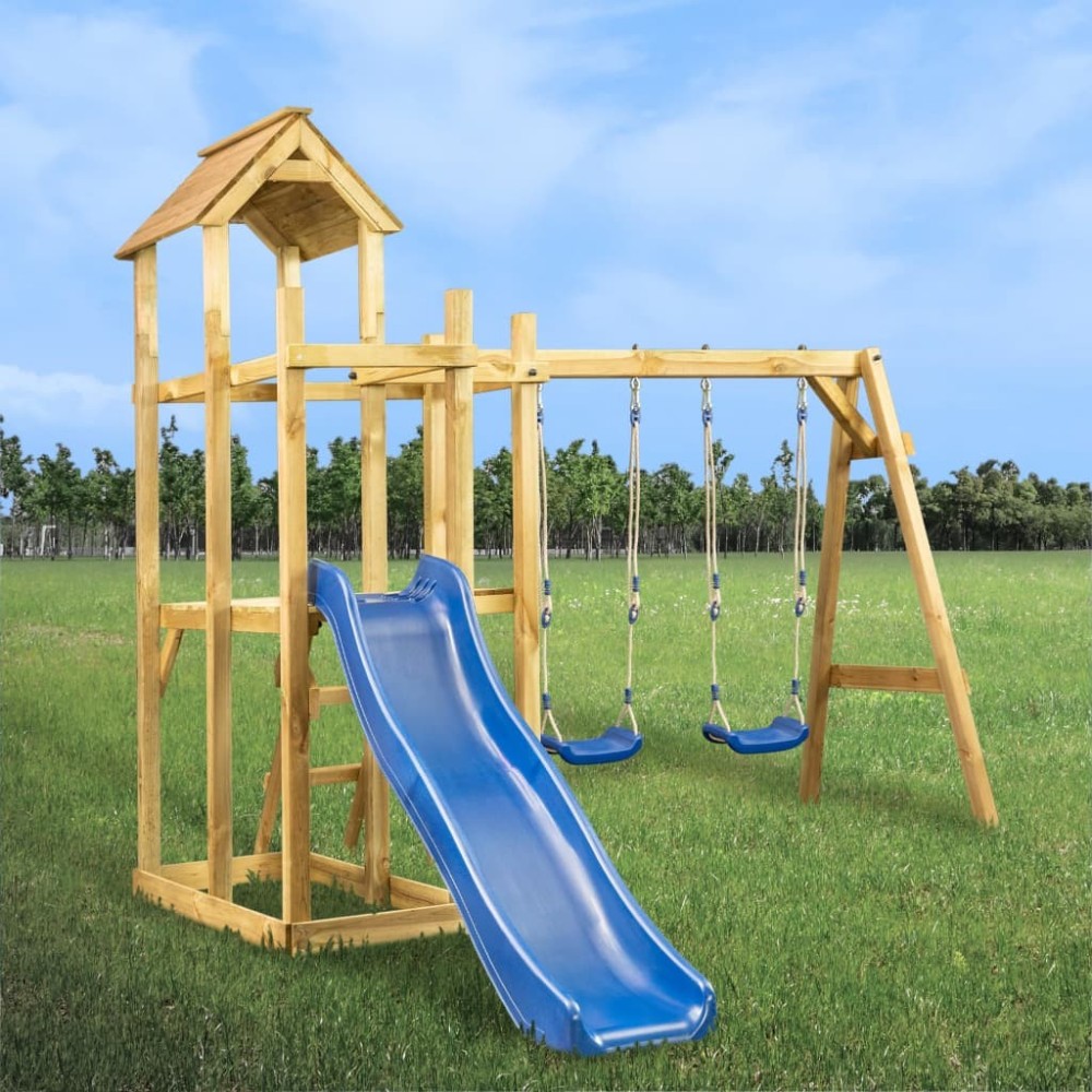 Outdoor Playset 285x305x226.5 cm Impregnated Wood Pine