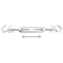 6 Piece Sunshade Sail Mounting Kit Stainless Steel
