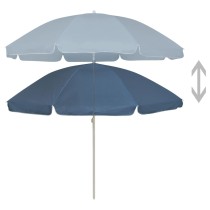 Beach Umbrella Blue 240 cm
