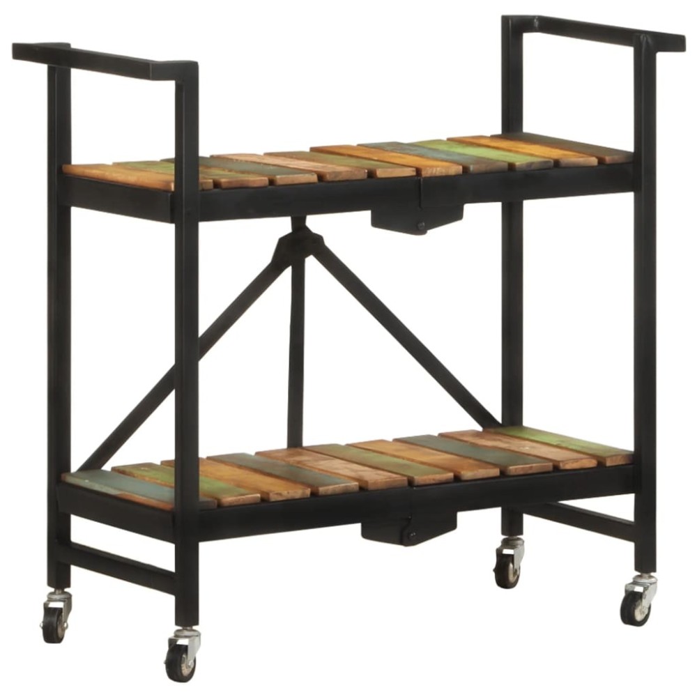 Kitchen Trolley 87x36x81 cm Solid Mango Wood