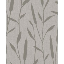 Noordwand Topchic Wallpaper Reed Plumes Metallic White