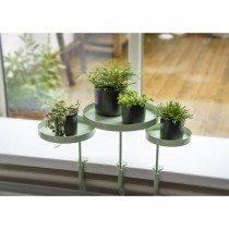 Esschert Design Plant Tray with Clamp Round Green S