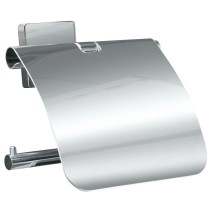 Kleine Wolke Roll Holder with Lid Luno Silver