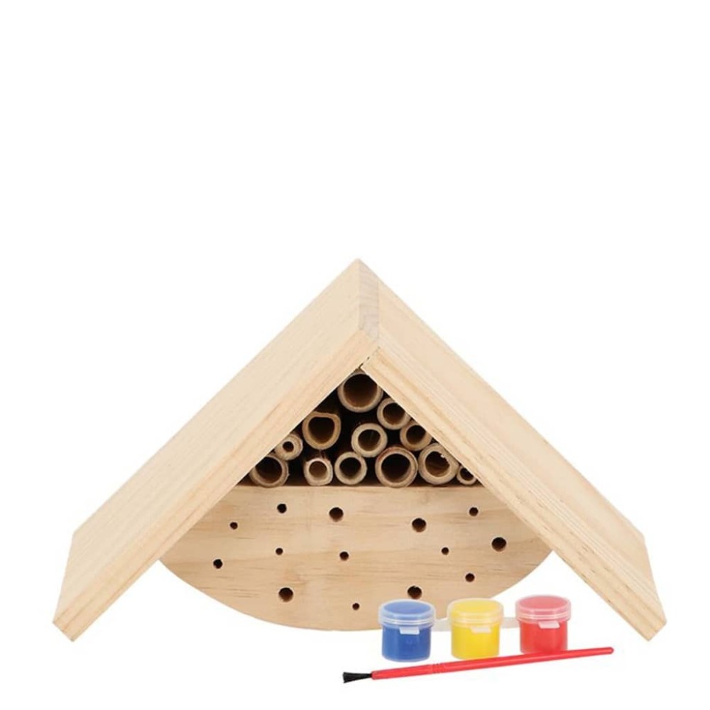 Esschert Design DIY Insect Hotel Set with Paint