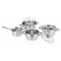 Excellent Houseware 8 Piece Pot Set Stainless Steel