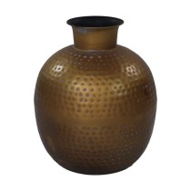 HSM Collection Vase Padua Small 30x35 cm Gold and Grey