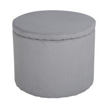 Venture Home Pouffe Dunken 51x51x43 cm Teddy Greige