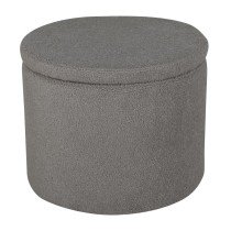 Venture Home Pouffe Dunken 51x51x43 cm Teddy Greige