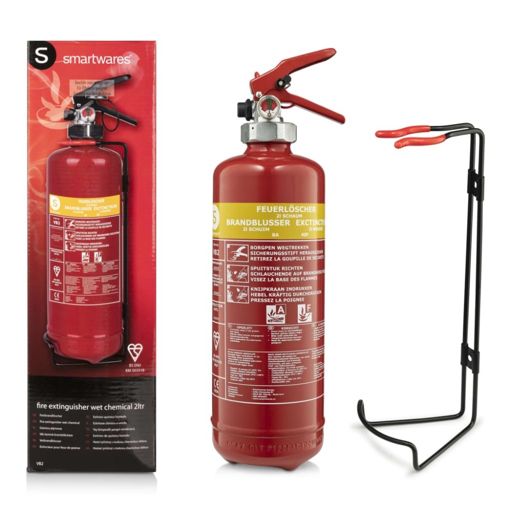 Smartwares Wet Chemical Fire Extinguisher FEX-15420 2 L