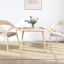 Tischplatte 70x35x2,5 cm Massivholz Kiefer Oval
