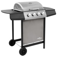 Gas BBQ Grill with 4...