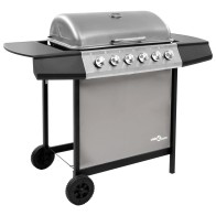 Gas BBQ Grill with 6...
