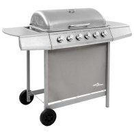 Gas BBQ Grill with 6...