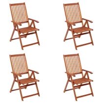 Gartenstühle 2 Stk. Klappbar Akazie Massivholz Braun