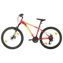 Mountainbike 21 Gang 27,5 Zoll Rad 42 cm Rot