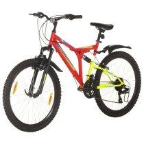 Mountain Bike 21 Speed 26 inch Wheel 36 cm Red