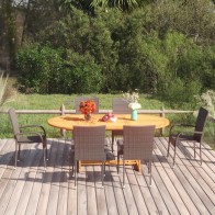 7 Piece Garden Dining Set...