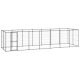 Outdoor Dog Kennel Galvanised Steel 21.78 m