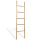 Towel Ladder with 5 Rungs Bamboo 150 cm