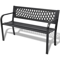 Garden Bench 118 cm Steel...