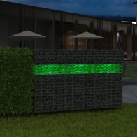 Gabion Rocks Glass Green...