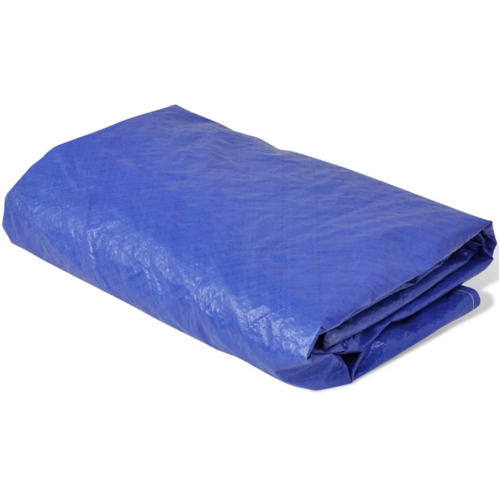 Pool Covers 2 pcs PE Round 460 cm 90 g/m