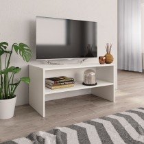 TV-Schrank Weiß Sonoma-Eiche 80x40x40 cm Holzwerkstoff